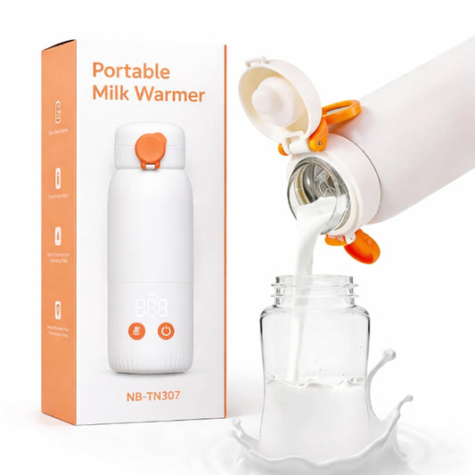 ortable Bottle Warmer for Travel, 2-Minute Fast Heating 4-Level Precise Temperature Control 12oz Large Capacity Baby Milk Warmer