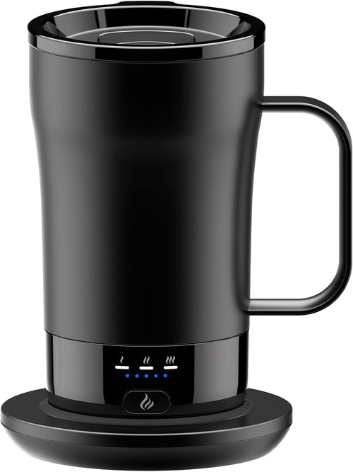 Self-Heating Coffee Mug, 14oz Heated Coffee Mug Rechargeable - Temperature Control Cup Keep Drinks Hot