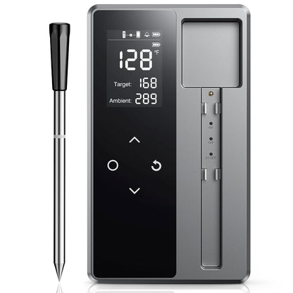 Smart Wireless Meat Thermometer with Ultra-Thin Probe, Digital Food Thermometer 0.5S Instant Read