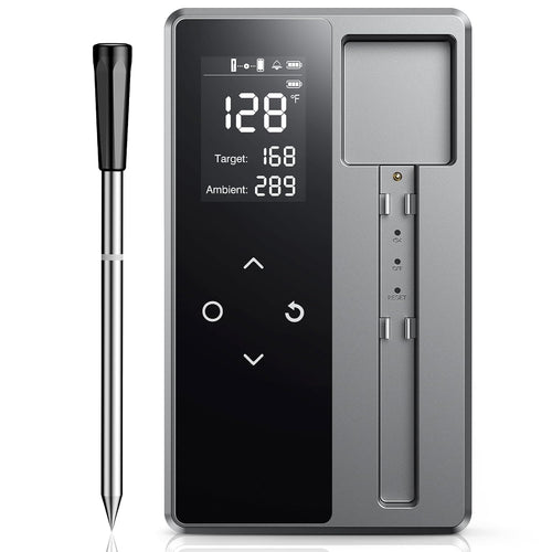 Smart Wireless Meat Thermometer with Ultra-Thin Probe, Digital Food Thermometer 0.5S Instant Read