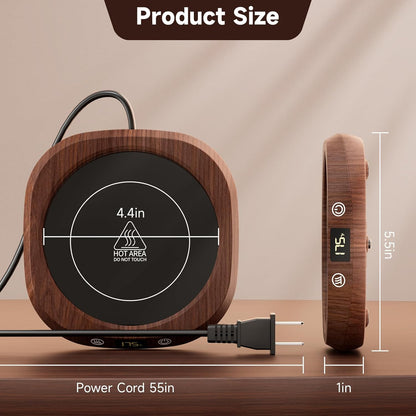 Coffee Mug Warmer - Coffee Cup Warmer for Desk Auto Shut Off, Smart Electric Candle Warmer Beverage Warmer for Coffee, Tea, Water, Milk