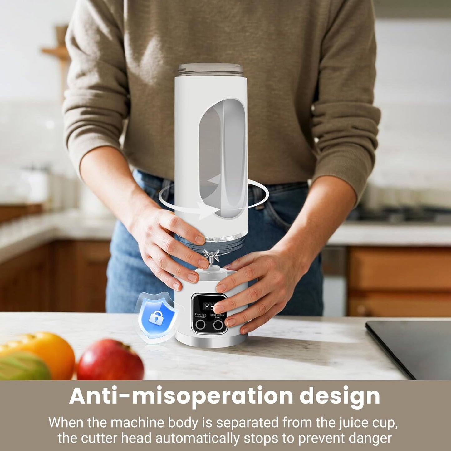 Portable Blender Personal Electric USB，500ML Portable juicer Shakes and Smoothies Blender，Small Blenders